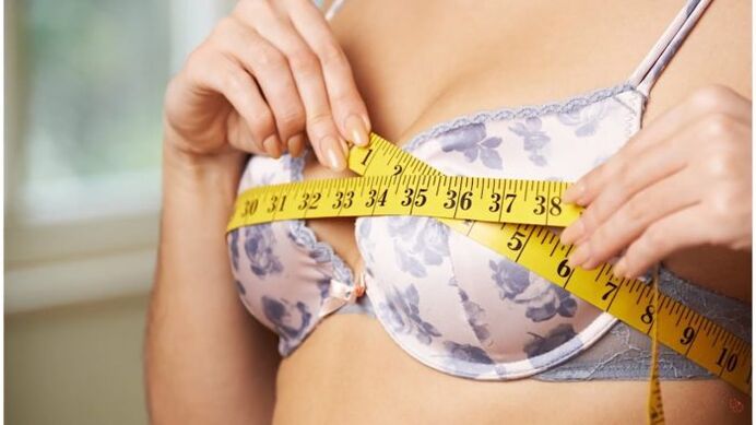 mesure des seins avant prise de graisse